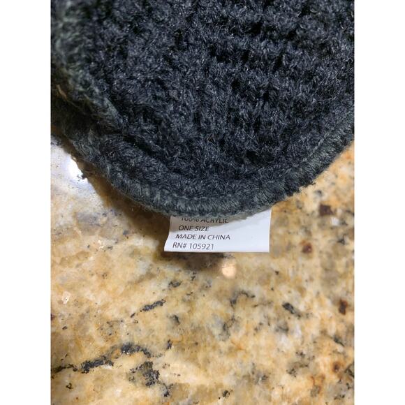 Beanie Mens Gray Blue - OS - Picture 4 of 4